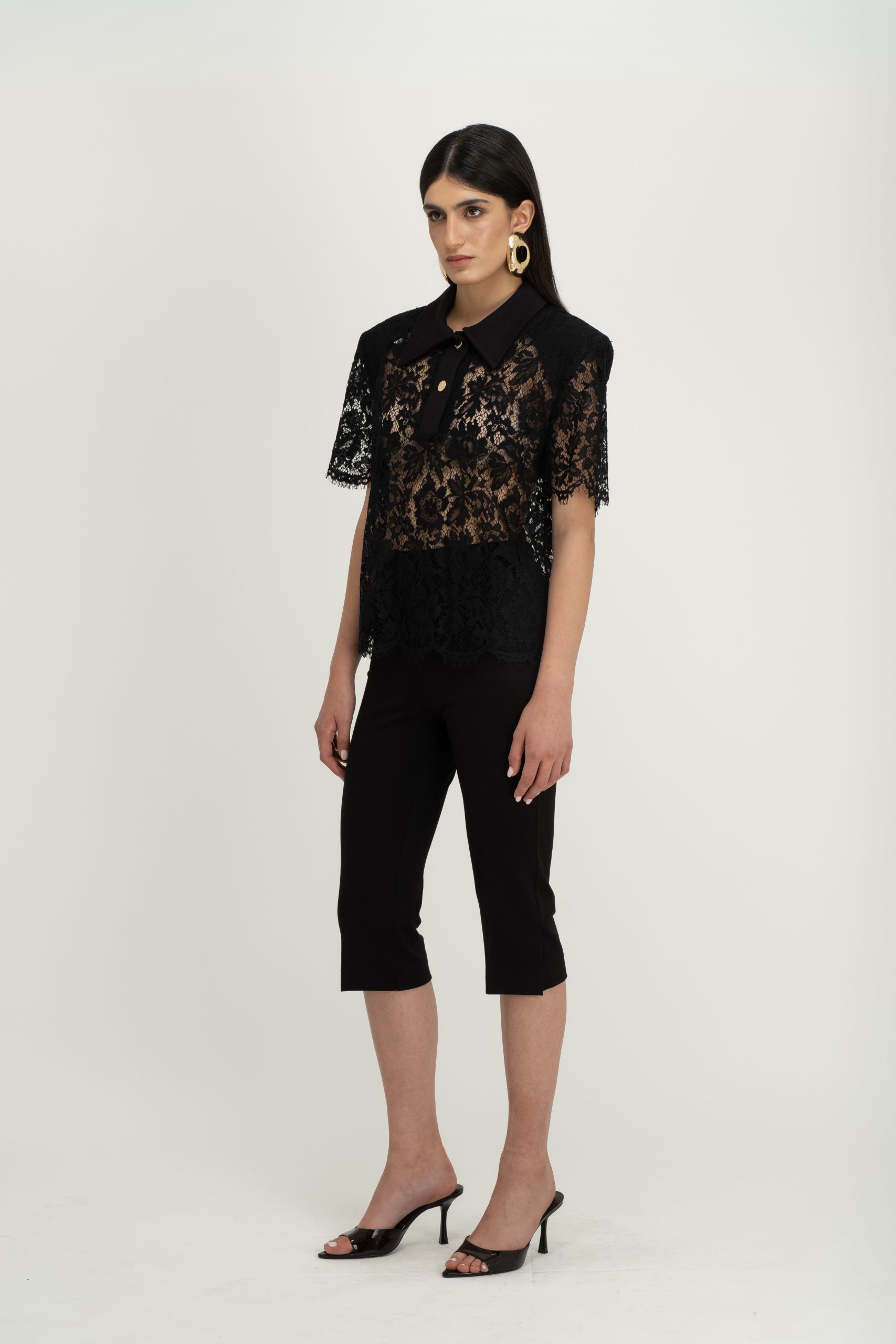 LACE POLO TOP - Image 2