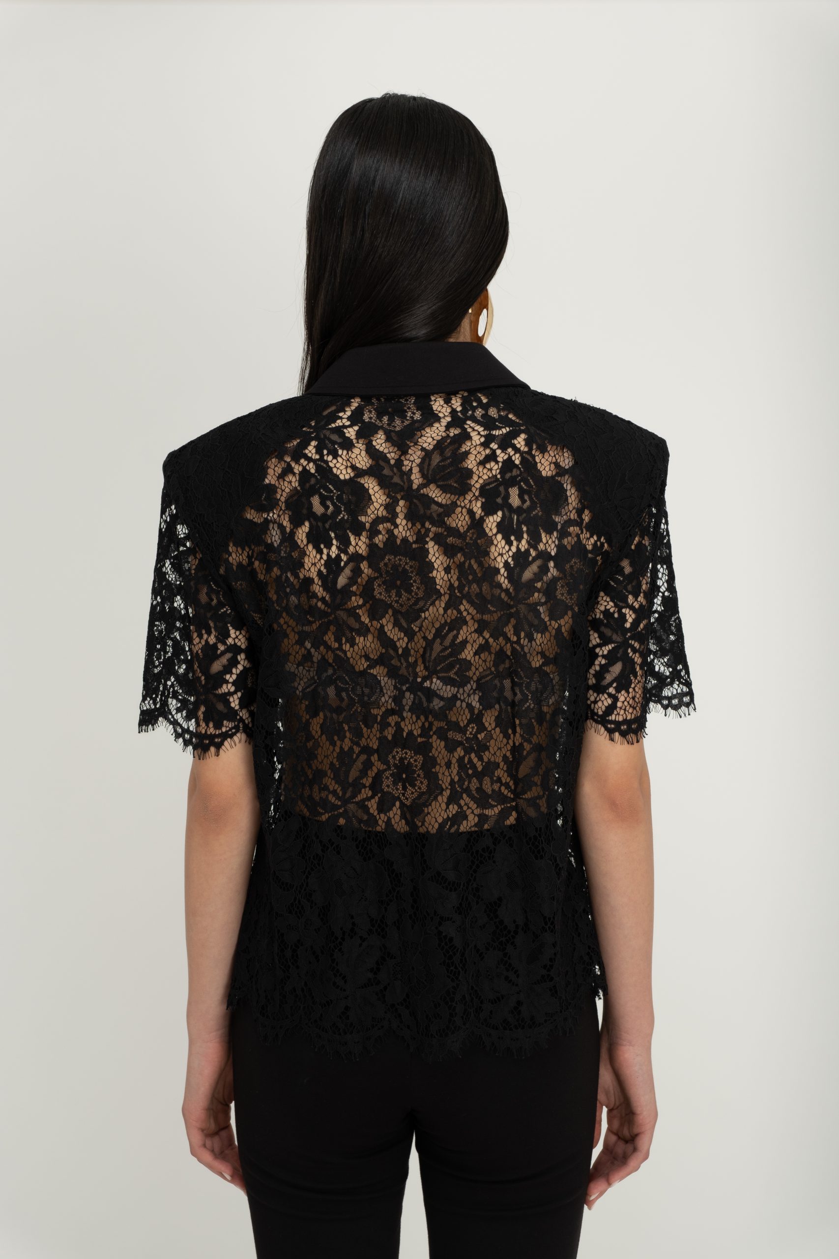 LACE POLO TOP - Image 5